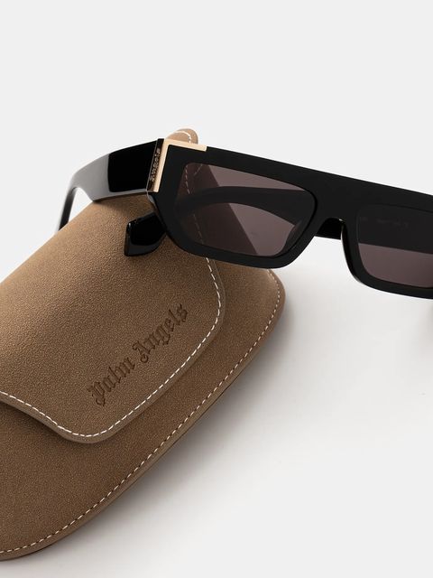 Palm Angels okulary przeciwsłoneczne kolor czarny PERI098_551007 - zdjęcie produktu nr 2