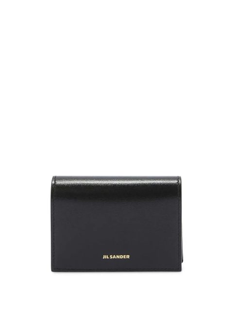 Jil Sander logo-lettering card holder - Black - zdjęcie produktu nr 1
