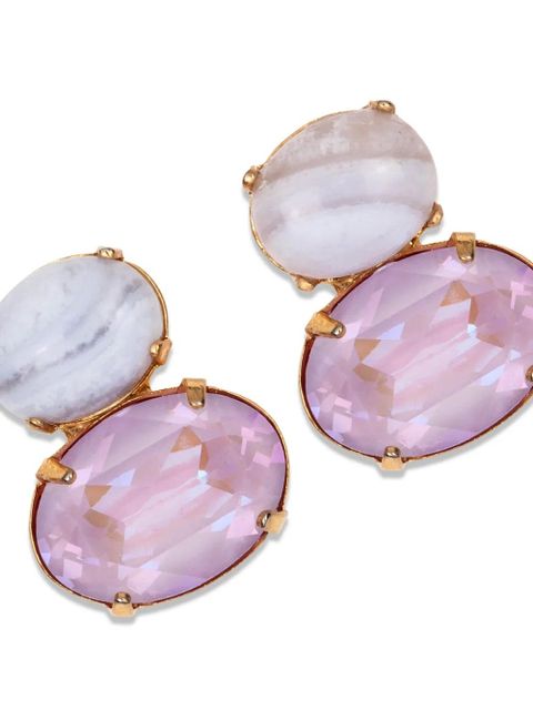 Jennifer Behr Yvette earrings - Pink