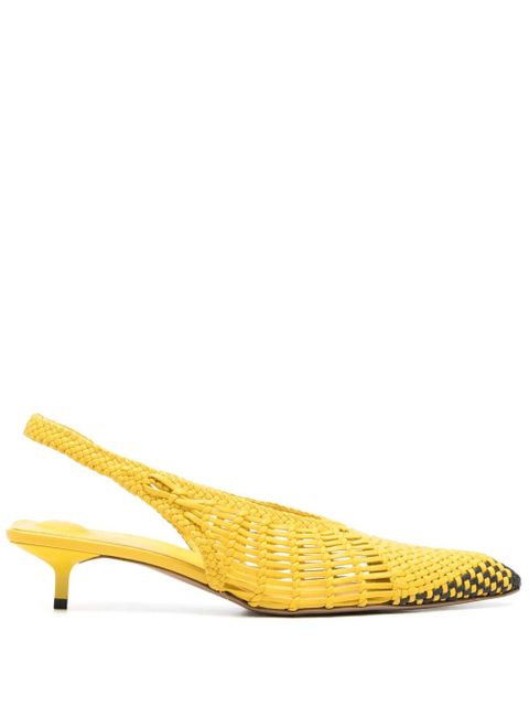Jacquemus 30mm Les Cubisto Banane pumps - Yellow - zdjęcie produktu nr 1