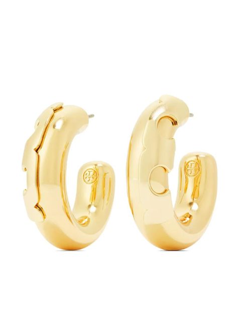 Tory Burch Essential hoop earrings - Gold - zdjęcie produktu nr 1