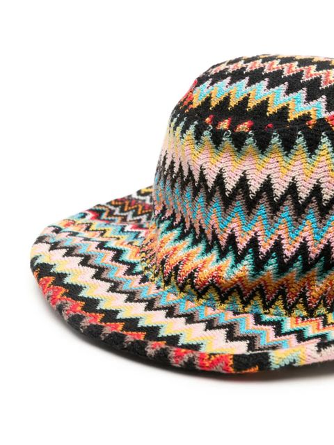 Missoni chevron sun hat - Black