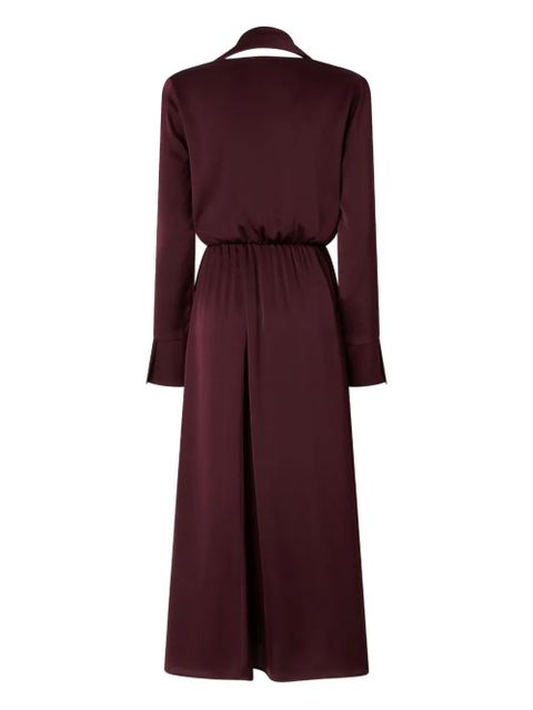 PINKO Maite scarf-detail midi dress - Red - zdjęcie produktu nr 2