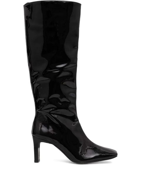 ALOHAS 75mm patent-leather knee-high boots - Black - zdjęcie produktu nr 1