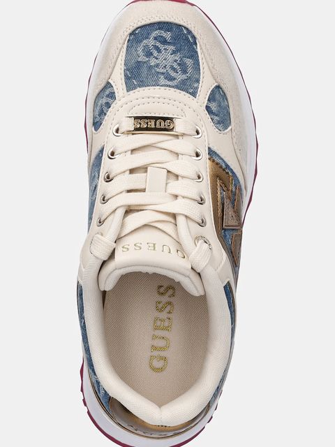 Guess sneakersy KORENZO damskie kolor beżowy FLTKOR FAL12