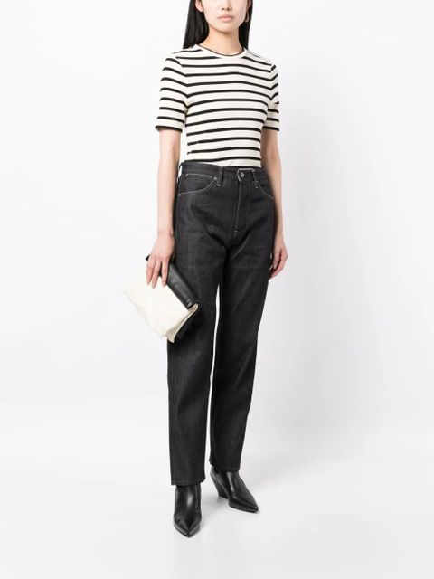 Jil Sander contrast-stitching cotton jeans - Blue - zdjęcie produktu nr 2