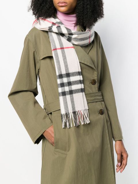 Burberry The Classic Check Cashmere Scarf - Neutrals