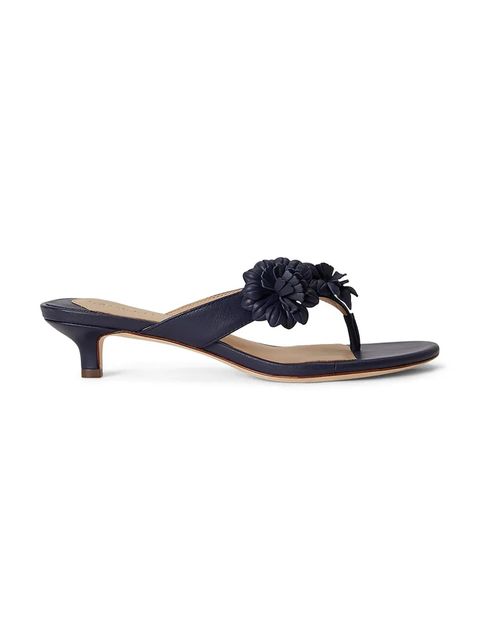 Lauren Ralph Lauren japonki damskie skórzane Frncsa Flwr - zdjęcie produktu nr 2