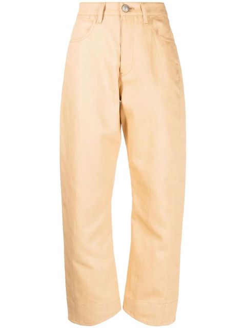 Jil Sander high-waisted tapered jeans - Neutrals - zdjęcie produktu nr 1