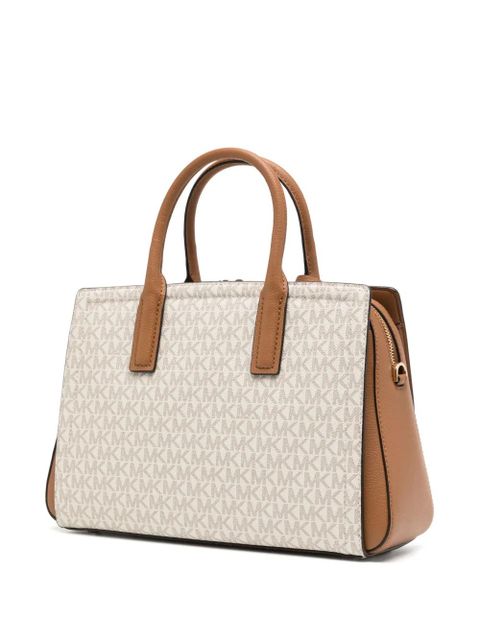 Michael Kors logo print tote bag - Brown