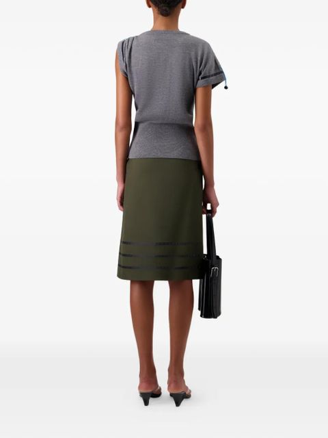 Coperni cap-sleeves T-shirt - Grey - zdjęcie produktu nr 2