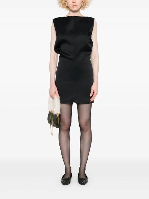 KHAITE Toma mini dress - Black - zdjęcie produktu nr 2