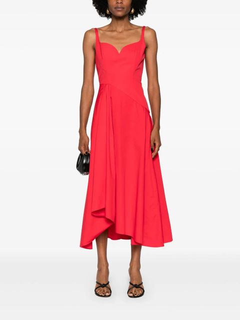 Alexander McQueen asymmetric flared midi dress - zdjęcie produktu nr 2