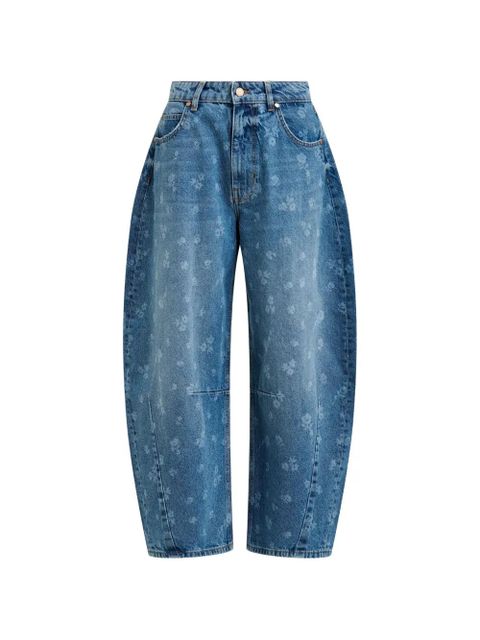 Essentiel Antwerp floral-print jeans - Blue - zdjęcie produktu nr 1