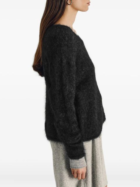 American Vintage Nuny round-neck sweater - Black