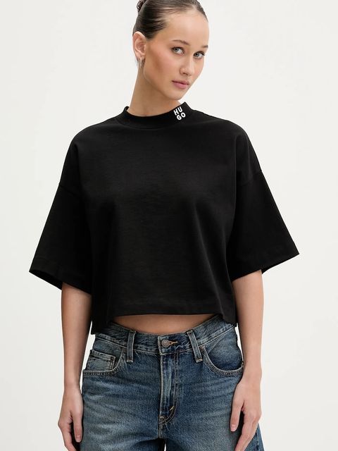 HUGO t-shirt bawełniany Damelody - zdjęcie produktu nr 1