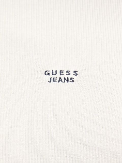 Guess Jeans longsleeve kolor beżowy W5BP01 KA0H1