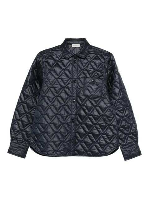 Moncler quilted pocket overshirt - Blue - zdjęcie produktu nr 1