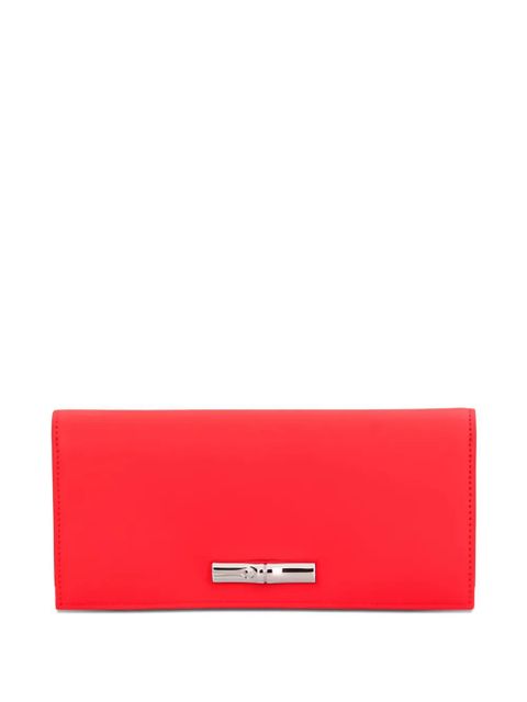 Longchamp Le Roseau snap-fastening wallet - Red - zdjęcie produktu nr 1
