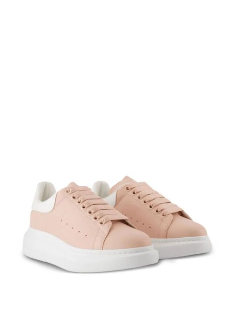 Alexander McQueen Oversized leather sneakers - Pink - zdjęcie produktu nr 2