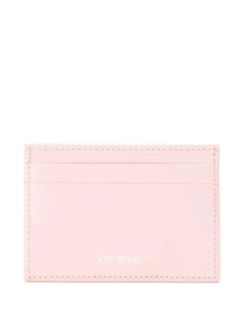 Off-White diagonal-stripes card case - Pink - zdjęcie produktu nr 2