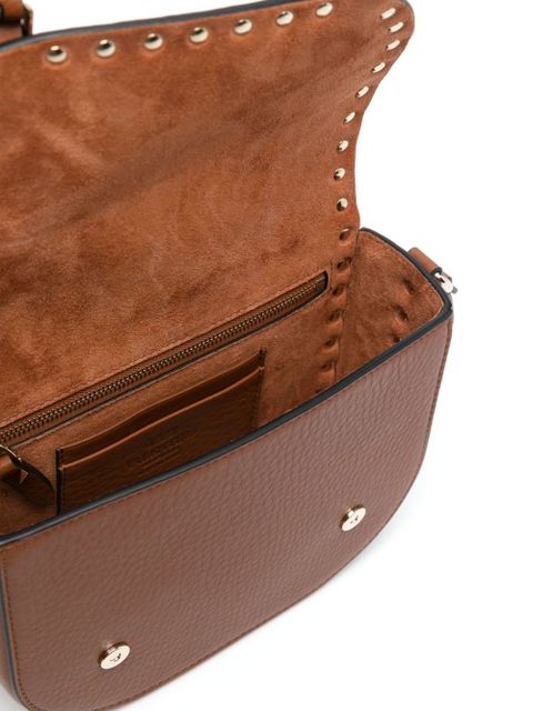Valentino Garavani Rockstud satchel bag - Brown
