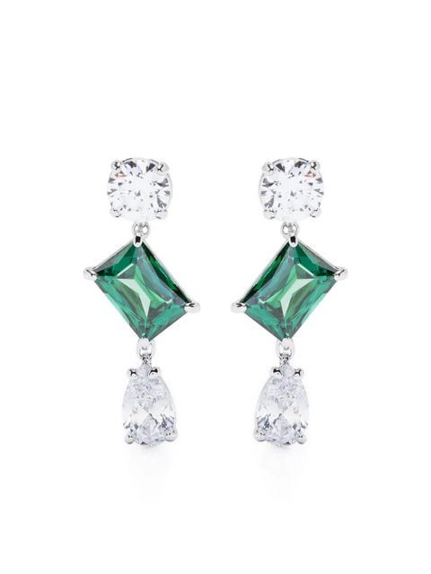 Swarovski Mesmera crystal-embellished earrings - Silver - zdjęcie produktu nr 1