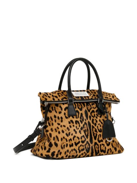 Maison Margiela medium 5AC tote bag - Brown - zdjęcie produktu nr 2