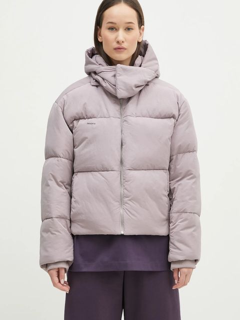 Pangaia kurtka kolor fioletowy zimowa 10002298