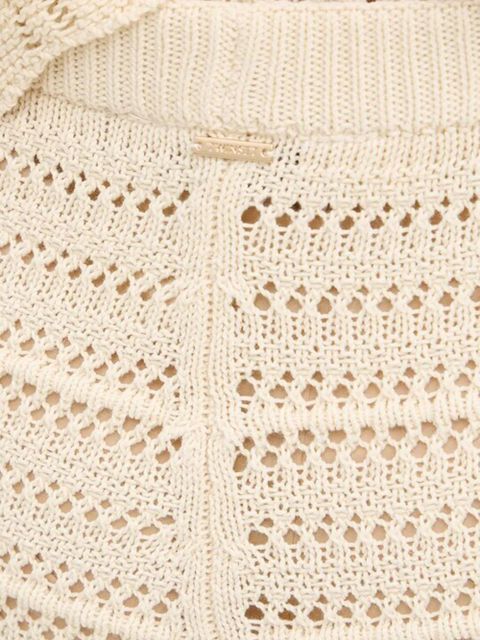 TWINSET crochet-construction trousers - Neutrals