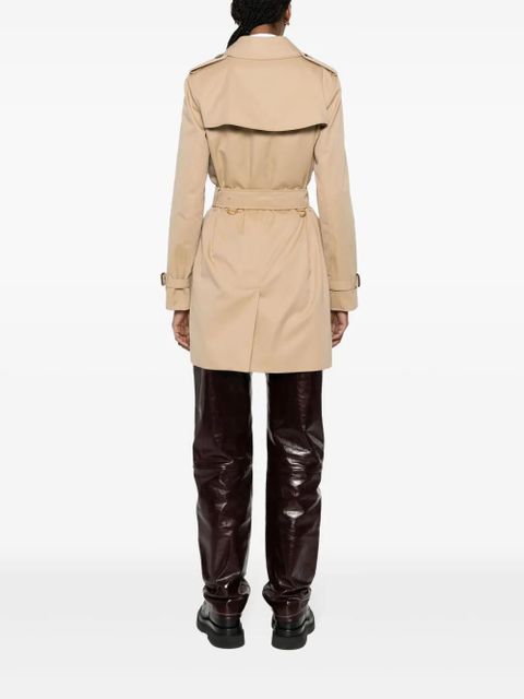 Burberry Short Kensington Heritage cotton trench coat - Brown