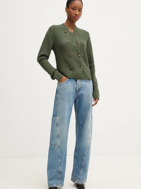 Morgan kardigan damski kolor zielony lekki MVRAC - zdjęcie produktu nr 2