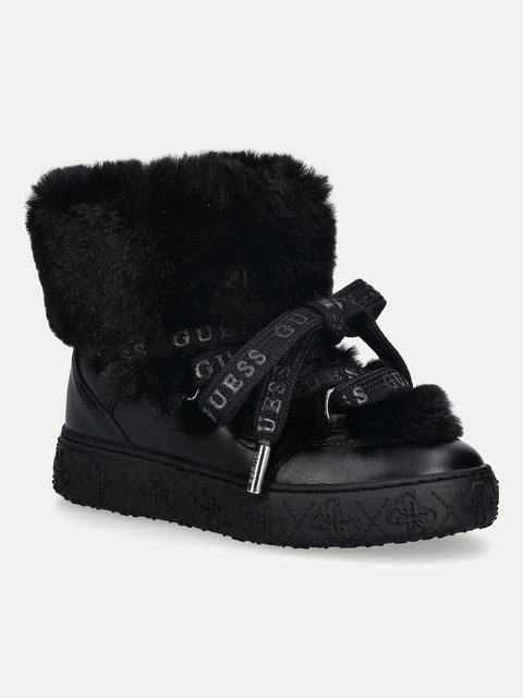 Guess śniegowce UNESSA kolor czarny FLFUEK FUR10 - zdjęcie produktu nr 1