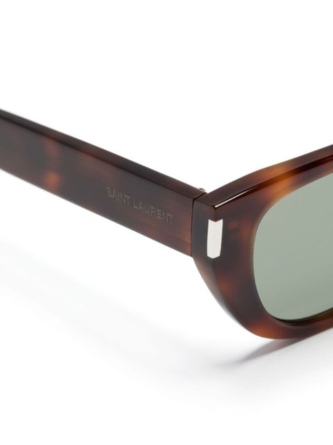 Saint Laurent Eyewear cat-eye tortoiseshell sunglasses - Brown - zdjęcie produktu nr 2