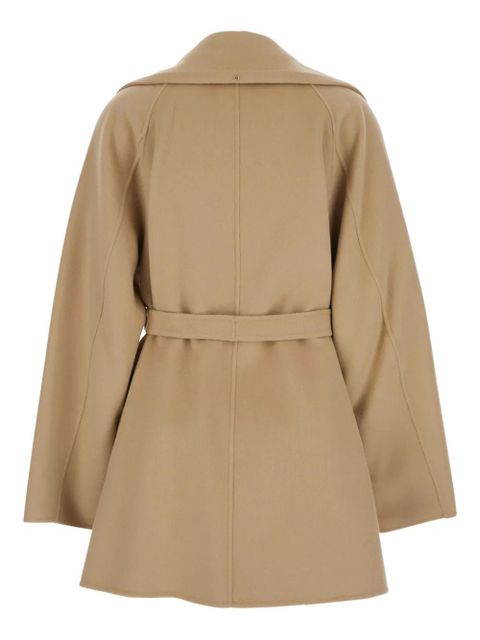 Sportmax belted virgin wool oversized coat - Neutrals - zdjęcie produktu nr 2