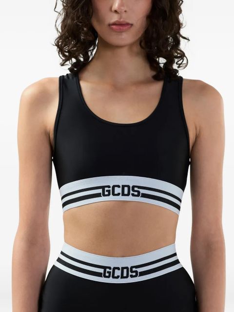 GCDS logo-embellishment tank top - Black