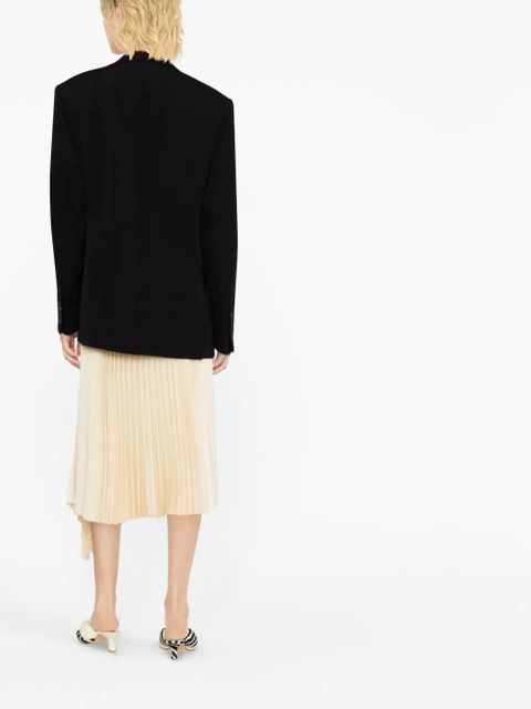 WARDROBE.NYC relaxed-fit single-breasted blazer - Black