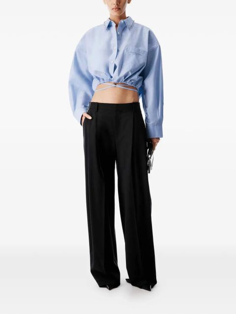 Alexander Wang zip-detail trousers - Black - zdjęcie produktu nr 2