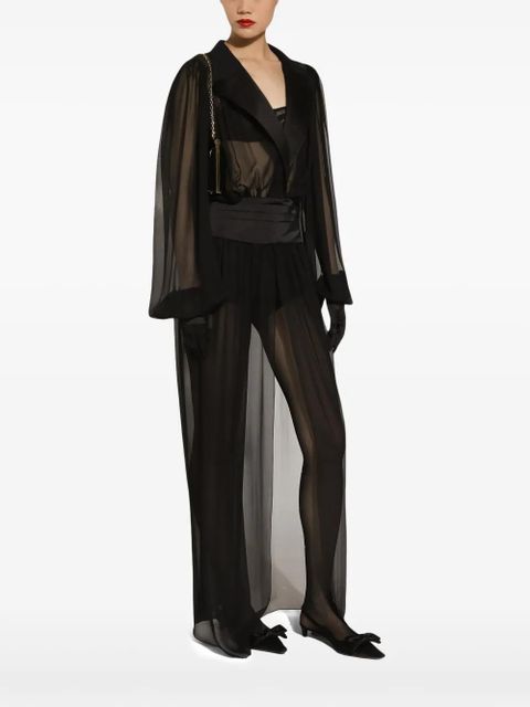 Dolce & Gabbana chiffon dress - Black