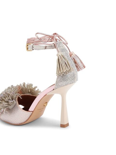 Kurt Geiger London sandały Pom Pom Ankle Tie Sandal