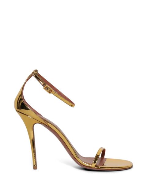 Amina Muaddi Barbara buckle sandal - Gold - zdjęcie produktu nr 1