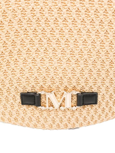 Max Mara Luigi woven tote bag - Neutrals