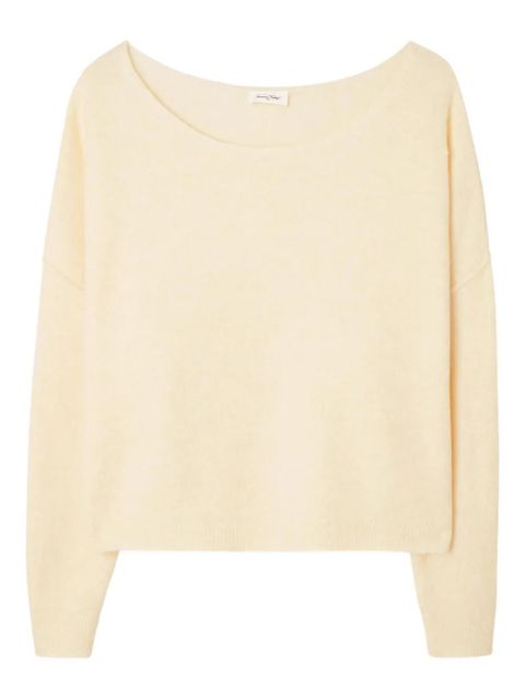 American Vintage Damsville boat-neck ribbed sweater - Neutrals - zdjęcie produktu nr 1