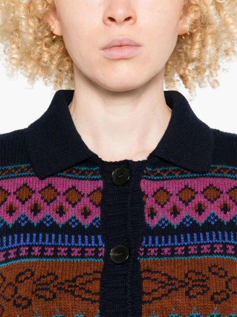 ETRO fair-isle cardigan - Blue