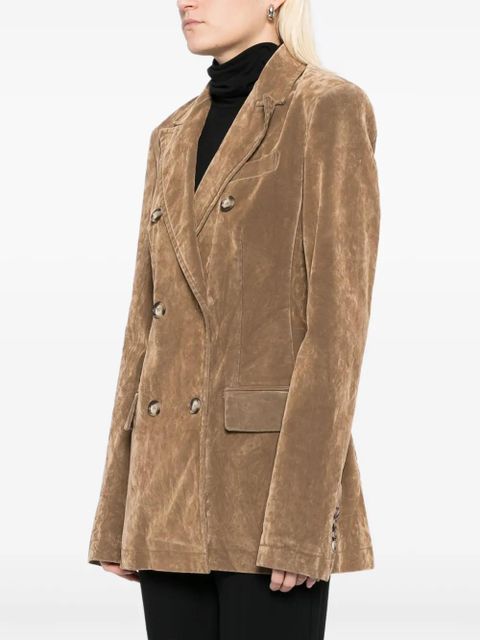 Max Mara Flocked blazer - Brown