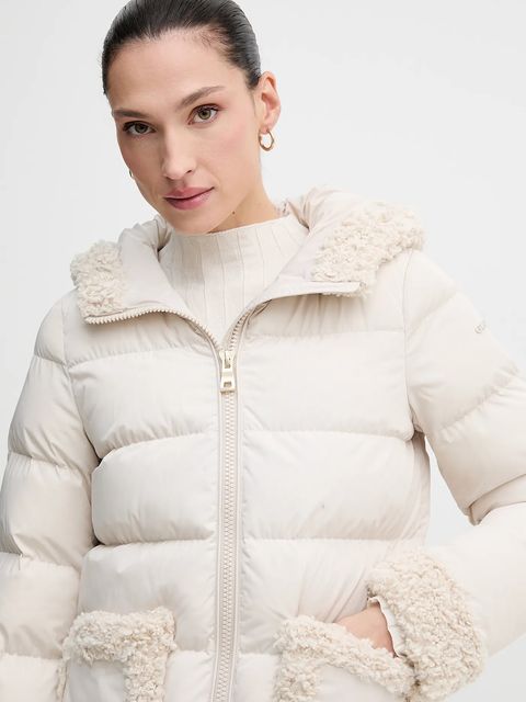 Geox kurtka VILDE kolor beżowy W5628D T3266