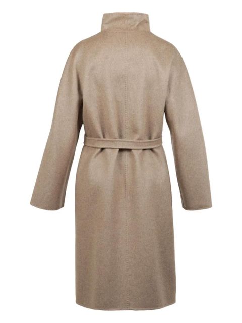 Max Mara stand-neck patch-pockets double-breasted coat - Neutrals - zdjęcie produktu nr 2