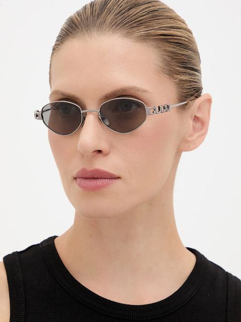 Gucci okulary przeciwsłoneczne damskie kolor srebrny GG1935S - zdjęcie produktu nr 1