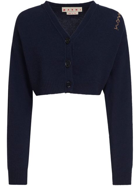 Marni cashmere cardigan - Blue - zdjęcie produktu nr 1