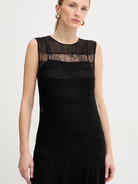 Marella sukienka kolor czarny maxi rozkloszowana 2523226012200 - zdjęcie produktu nr 2